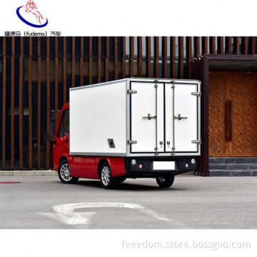 Van Food Truck Momenttive Pure Electric Cargo Vehicle Manual Conditioning
